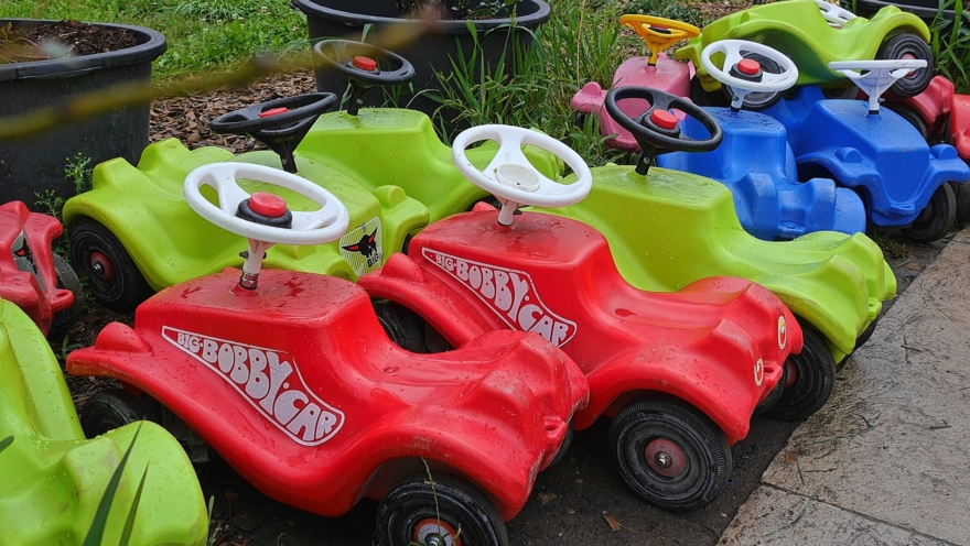 Bobbycar-Parking